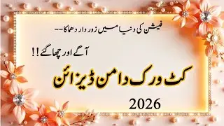 Katao walay Daman Designs 2026 | Cut Work Daman Designs | Daman Designs With Organza 2026