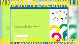 Advance Web-based Multimedia Answer Generation  - Academic Final year projects (CSE / MCA Projects)