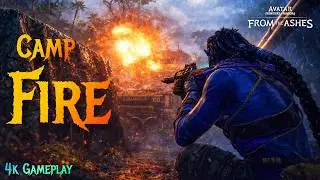 Camp Fire Destroyed &ndash; Full Mission Gameplay 4K | Avatar Frontiers of Pandora From The Ashes