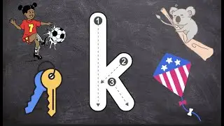 Lowercase Letter Formation | Lowercase Letter k | How to Write Letters #earlyliteracy #homeschool