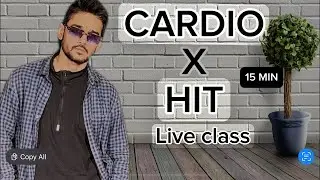 15 Min Calories Burn 🔥 | Bodyweight HIIT Workout LIVE | Full Body Fat Loss Shashi Shankar #live