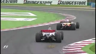 Hamilton on Alonso at Magny Cours France 2008