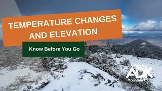 Temperature Changes, Elevation, and You