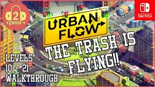 URBAN FLOW Levels 22-30 WALKTHROUGH (2020) - WORLD 2 HAS FLYING TRASH!