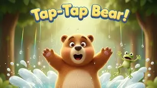 टप-टप भालू // Tap Tap Bear 3D Kid's Cartoon Music video 🐻  @NuNuTVNurseryRhymes #kids 