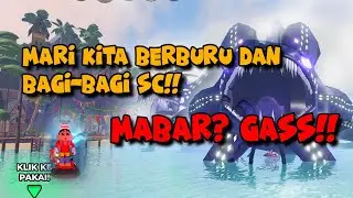 Mabar fish it roblox Gais berburu SC, kita bagi2 SC TB gaisss!!, silahkan join gais