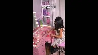 SlayStation&reg; Kids' Vanity Table w/ LED Light