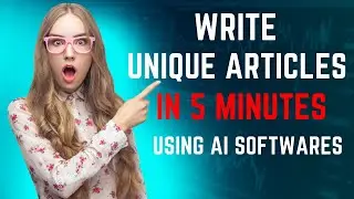 Unique Article Generator | Content Creation For Beginners | Youtube Automation Tutorial