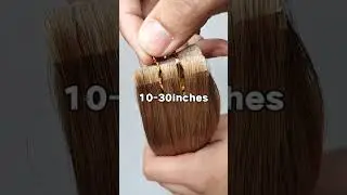 Invisible, Skin-like Virgin Remy Tape-in Hair Extensions.