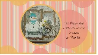 Tutorial: MIni &Aacute;lbum 6x6 con desplegables, parte 2. Colaboraci&oacute;n con Creavea