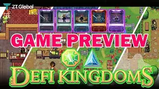 Defi Kingdoms P2E & New Crystalvale Game preview guide + Bitcoin analysis | ZT Global