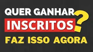 Você tem MENOS de 1.000 Inscritos? Estratégia p/ CRESCER Rápido no YouTube