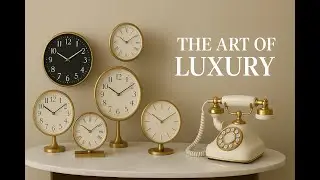 The Art of Luxury | When Clocks Come Together to Create Timeless Decor