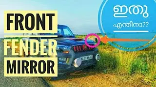 #Front #fender #mirror,  what is its use? review by Wheels To Go #blindspotmirror #scorpio