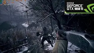 Resident Evil Village Gameplay On GTX 1050 Ti (Village Demo)