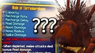 Hide of Terramorphous Shield + My Gear