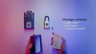 ABUS TOUCH™ UNBOXING 🔒 The fingerprint padlock for up to 20 fingerprints