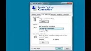 Remote Desktop Connection (RDP) Configuration