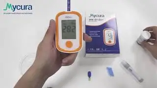 Blood glucose meter operation video-Mycura Code: MK-SY 01+