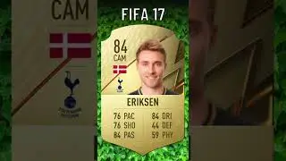 Christian ERIKSEN FIFA Evolution 🇩🇰 Fifa 11 - Fifa 23 #shorts #fifa22
