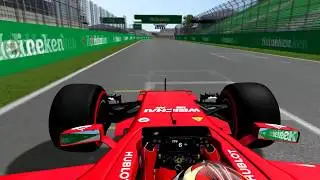 rFactor: Ferrari SF70H - Kimi R&auml;ikk&ouml;nen Onboard at Montreal (Patrick34 F1 2017)