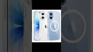 FNTCASE for iPhone 17 Case Clear: Magnetic Phone Case with Screen Protector
