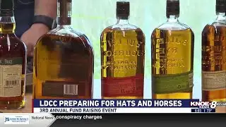 LDCC Preparing for Hats and Horses fundraising event