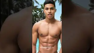 Muscular AI Male Model Introduces Male Photo Books by @markedwardfoto #cuteguy #aimen #malebody