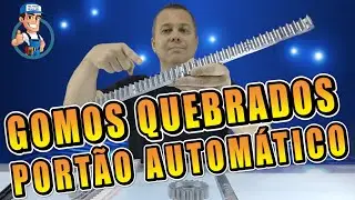 Gomos de Cremalheira Quebrados em Portão Automático