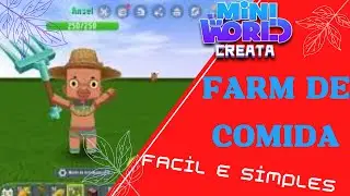 🔴 | Farm de Alimentos 100% Automatica, para inicio de jogo. [Mini World: CREATA] #MW #mwba