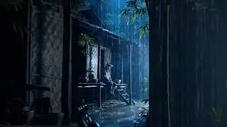 Gentle Rain & Distant Thunder in a Bamboo Forest 🌿 ASMR for Deep Sleep, Relaxation & Calm Focus