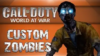 CoD Custom Mod Zombies! - BEACHTOWN ESCAPE! (Call of Duty Funny Moments)