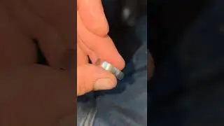BB_EDC custom crystal titanium ring #universe #metal #usa #switzerland #edc #jewlery #fypage #shorts