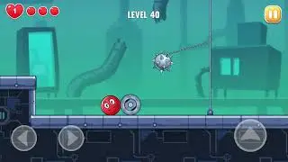 Bounce Ball Adventure Mobile Game Red Ball Level 40