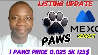 PAWS LABS LISTING UPDATE MEXC EXCHANGE PRICE SECRET KODA BABU BINANCE YAN BAIWA ZASU SHANA