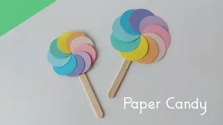 How To Make Paper Candy For Kids / Easy Paper Crafts / Nursery Craft Ideas / 5 Minute Crafts