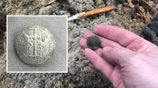 Confederate Button!!  Relic Hunting / Metal Detecting in South Carolina 2021