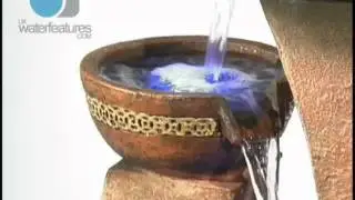 Azure Columns Garden Water Feature