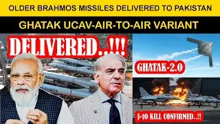 Old Brahmos missile to Pakistan,Ghatak UCAV now Stealth Fighter,JF-17 Or J-10 Ground Par Destroy?