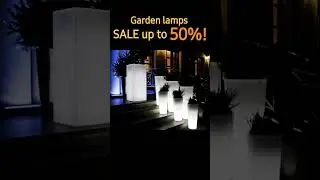 Flower Pots and Garden Lamps SALE now up to 50%! 🌟