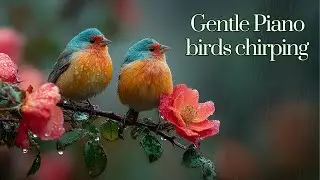 Gentle Piano Rain Melody with Birds | Deep Sleep & Mindful Meditation Soundscape