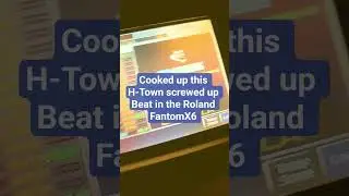 Cooked up this H-town screwed up beat in the Roland FantomX6