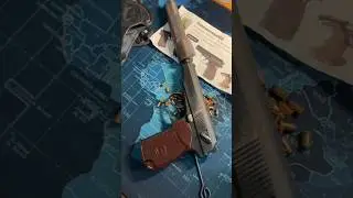 Пістолет під патрон Флобера ПМФ-1 с глушником (подоужувач стволу)