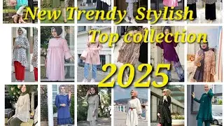 New Top Design 2025| Muslim Girls Outfits Ideas| New Model Top Design 2025 | Hijjab Style Dresses