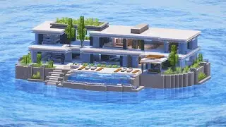 Minecraft TUTORIAL | Modern House #1 (Easy To Follow)