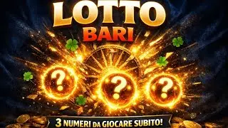 Lotto Bari: 3 Numeri Fortunati da Giocare Subito! 🍀 Previsioni