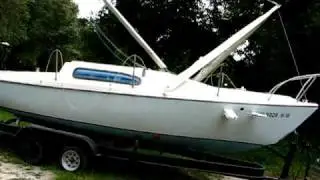 12 volt mast stepping A frame on a Helsen.avi