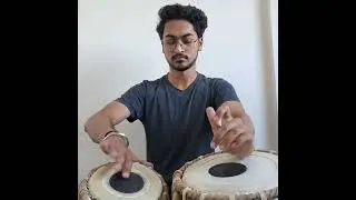 #tablacomposition Dupalli - Kamali Chakradar in Teental 260bpm #classicalmusic