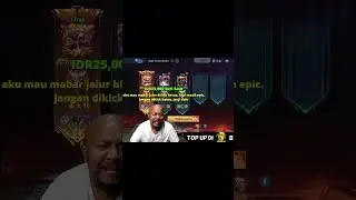 Menolak mabar sama epic🤣 #mlbb #streamer #pascoltopglobalmiya #ngakak #nagahitam