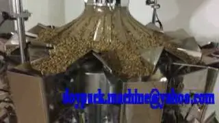 chrysanthemum tea kraft paper pouch mini doypack machine with multi-head weigher